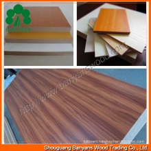 Melamine MDF Board for Furniture with Reasonable Price